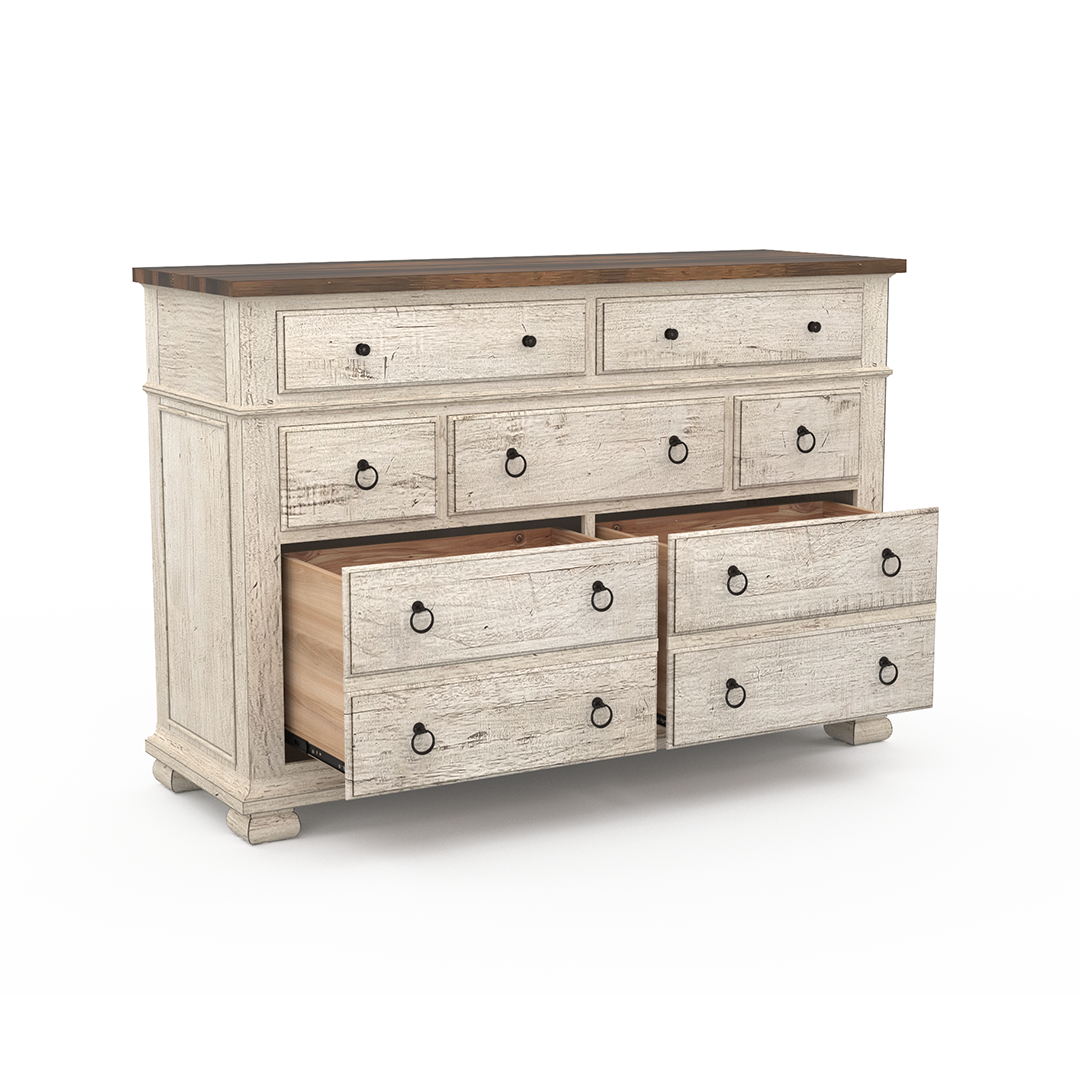 Belmont Dresser - Modern 6-Drawer Chest for Bedroom & Living Room Storage | Solid Wood Furniture for Home Organization & Decor