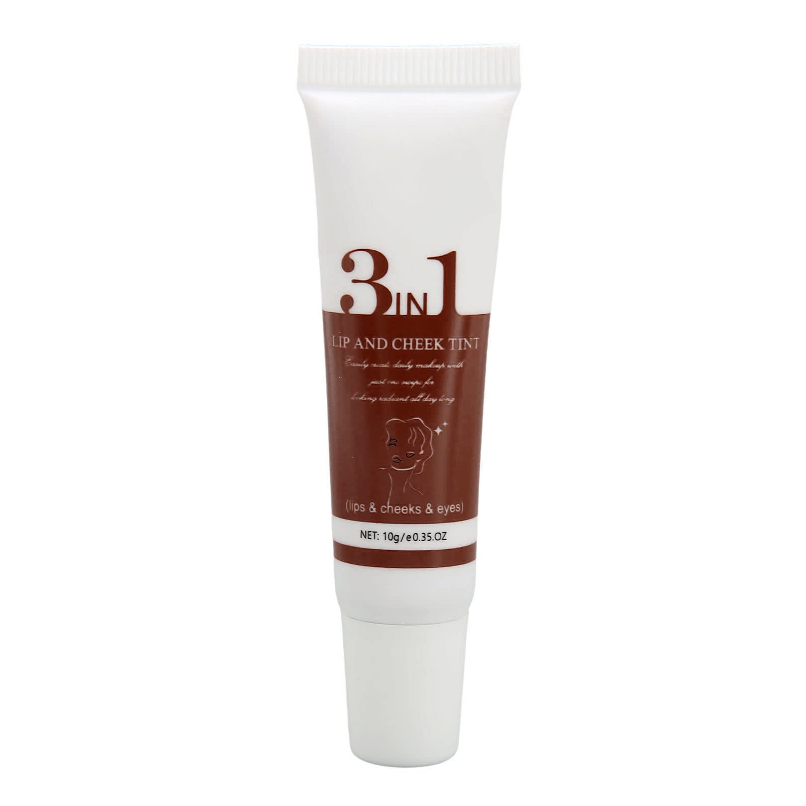 Long Lasting 3-in-1 Lip Tint & Cheek Stain, Vegan & Cruelty-Free Lip Mud (#6) - Perfect for Holiday Parties, Date Nights & Everyday Glam Makeup