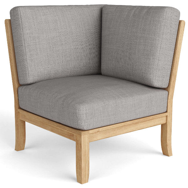 Natsepa Corner Modular Deep Seating Chair - Comfortable Outdoor Patio Furniture for Backyard, Poolside & Garden Relaxation