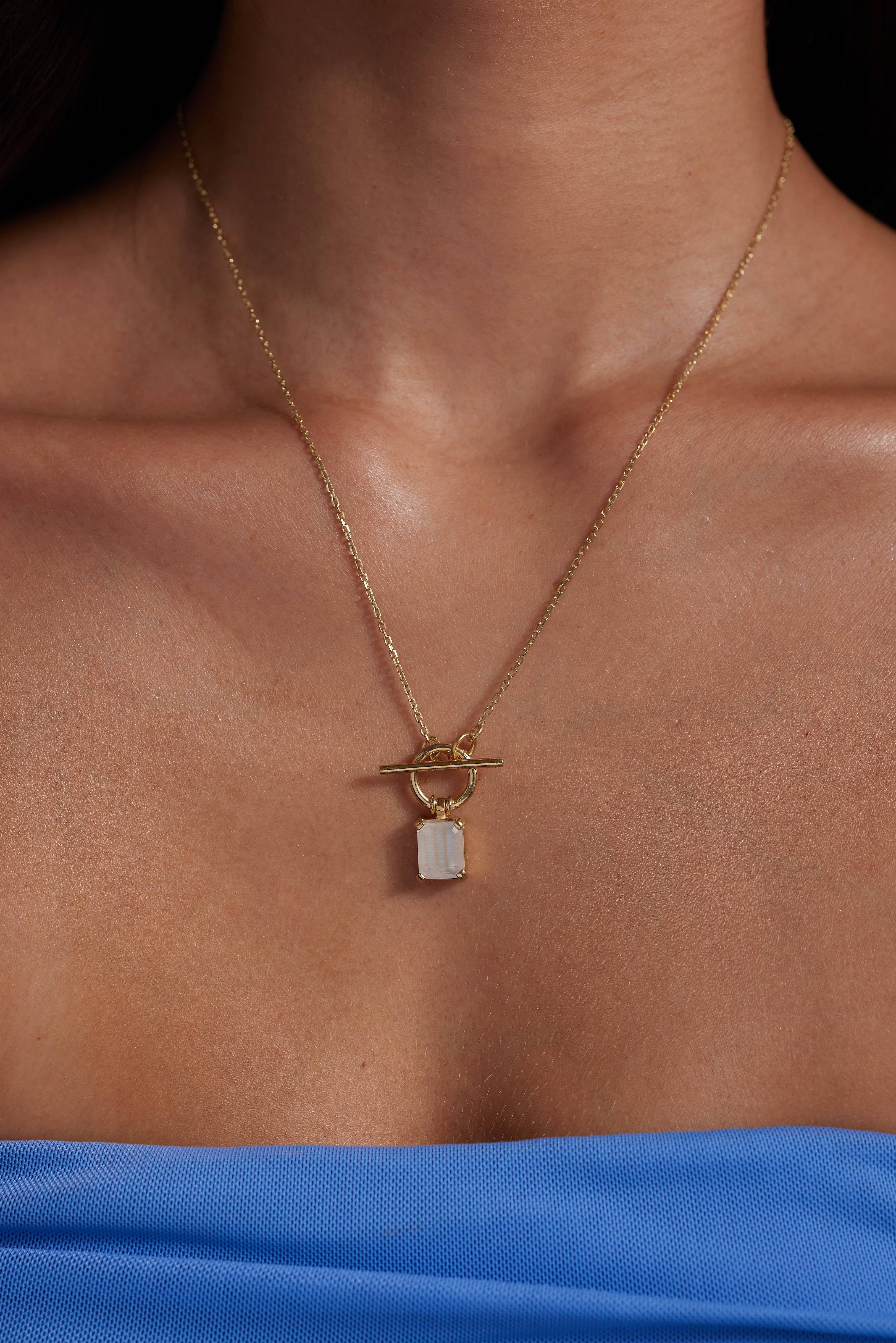 Alchemy Moonstone Gold Necklace for Women - Elegant Healing Crystal Jewelry for Spiritual Protection, Meditation & Everyday Wear