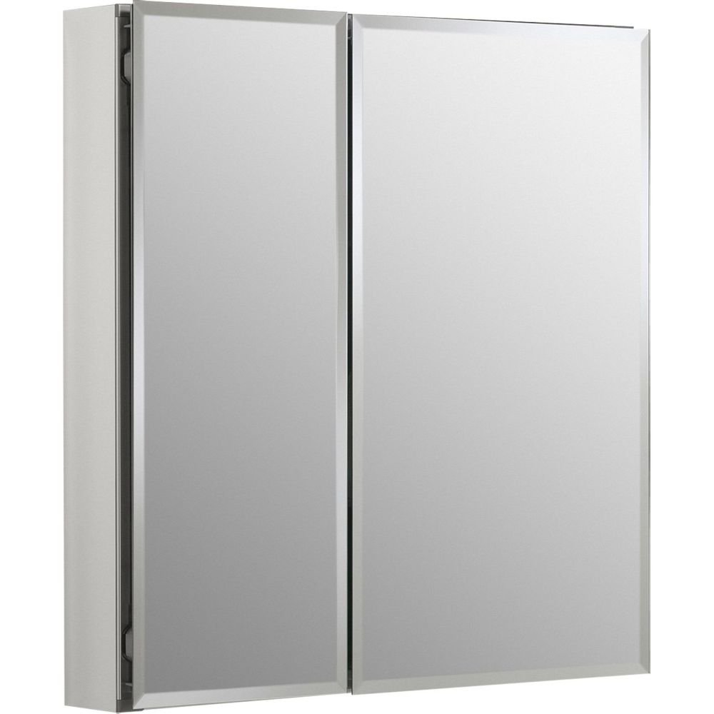 Kohler K-CB-CLC2526FS Beveled Medicine Cabinet with Mirror Doors & Adjustable Shelves - 25