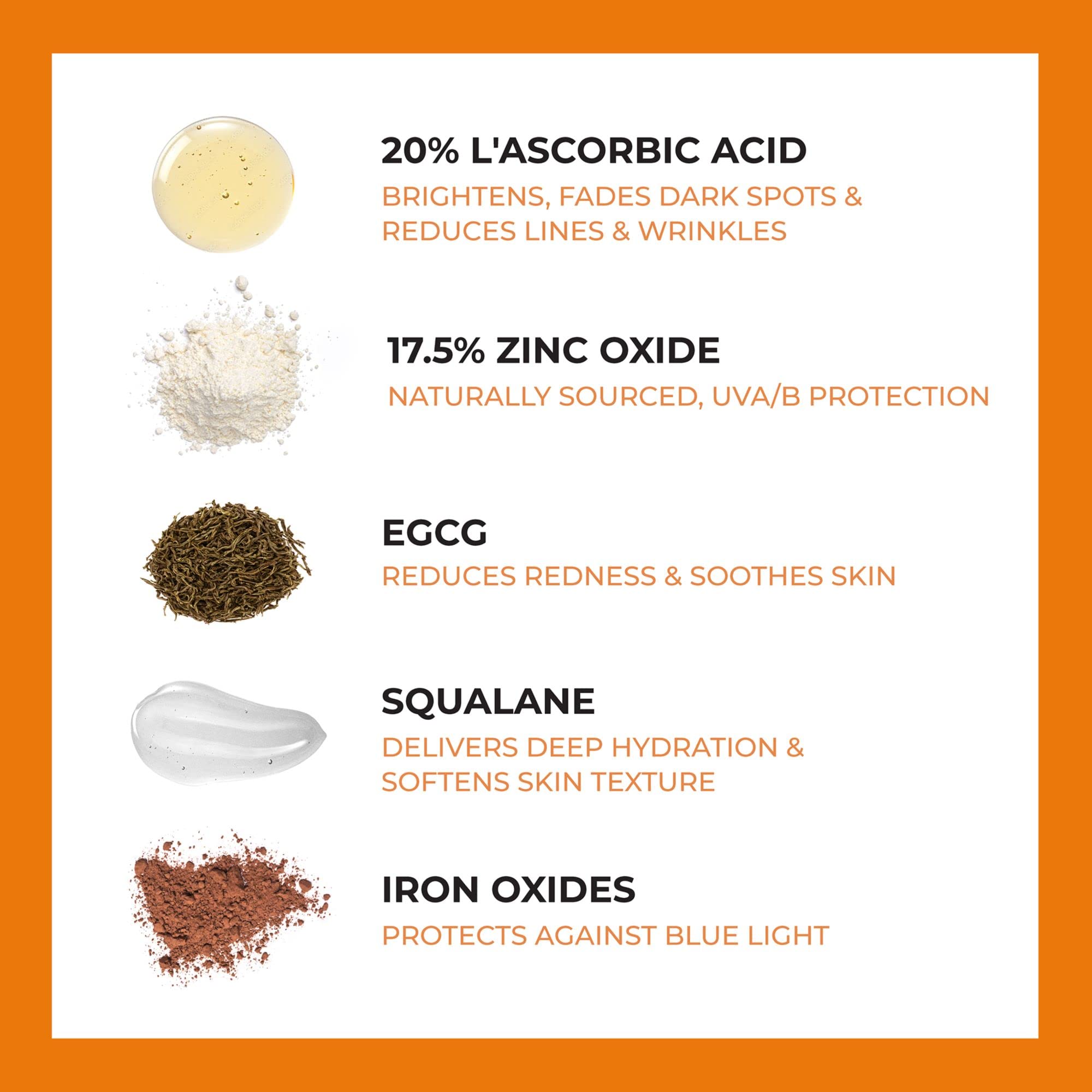 BeautyStat Universal C Skin Refiner SPF 50 30ml & 10ml - Vitamin C Serum for Brightening, Anti-Aging & Sun Protection - Perfect for Daily Skincare Routine & Travel