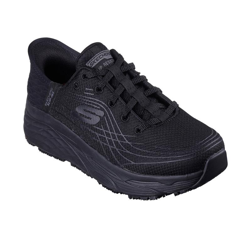 SLIP INS: MAX CUSHIONING ELITE SR 108172/BLK - Running Shoes for Men with Superior Comfort & Support - Perfect for Marathon Training & Long-Distance Running