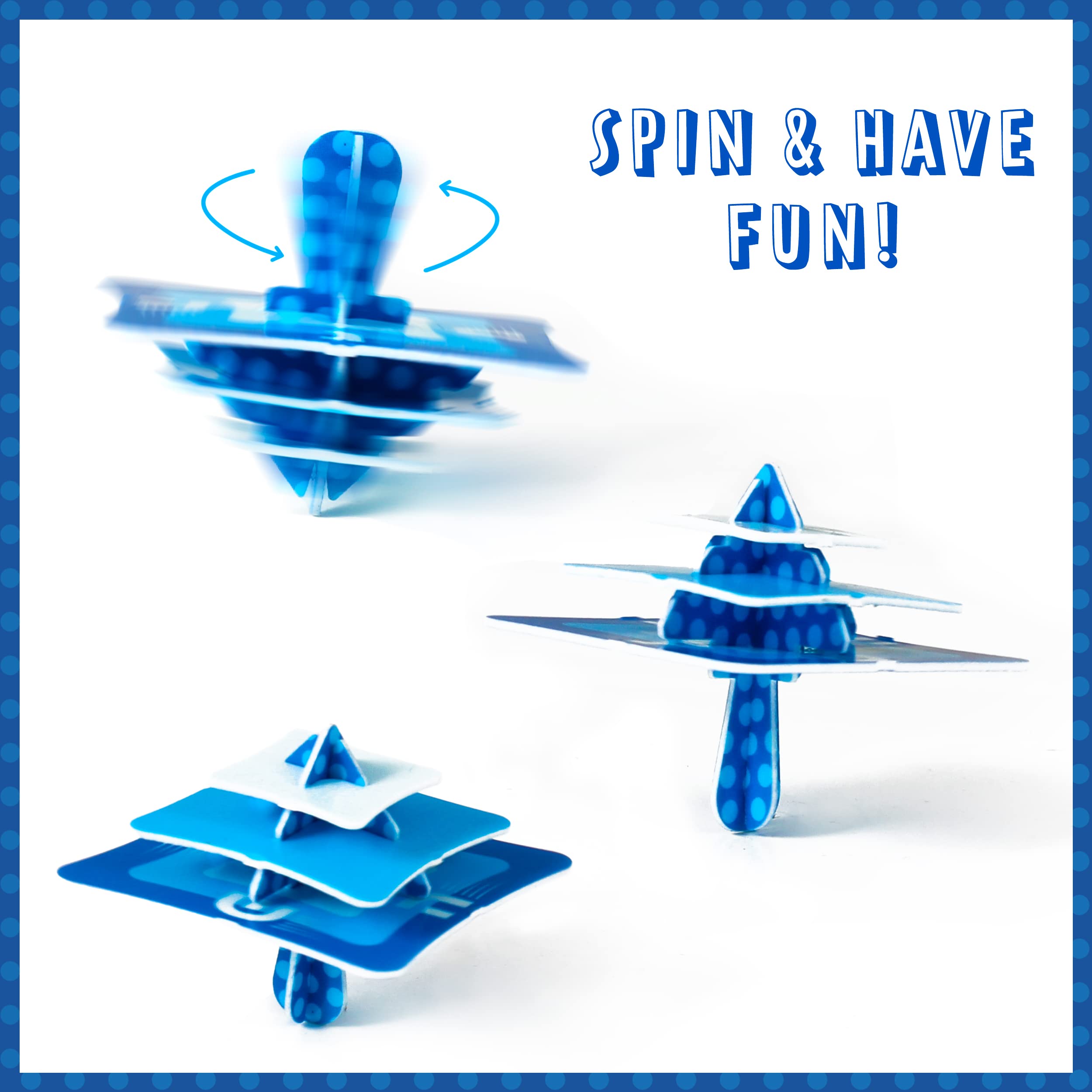 Premium Hanukkah Candles Set - 45 Blue & White Chanukah Candles for Menorah, Includes DIY Dreidel & Prayer Card - Zion Judaica - Perfect for Hanukkah Celebrations, Jewish Holidays & Home Decor