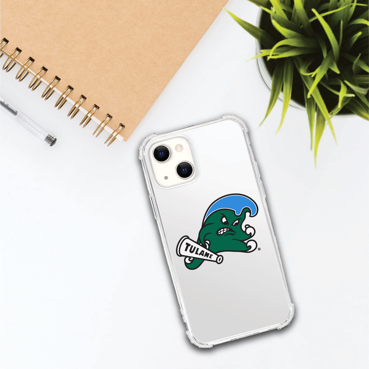 OTM Essentials Tulane University Tough Edge Shockproof Phone Case - Durable Protection for iPhone & Samsung (College Campus, School Spirit, Everyday Use)