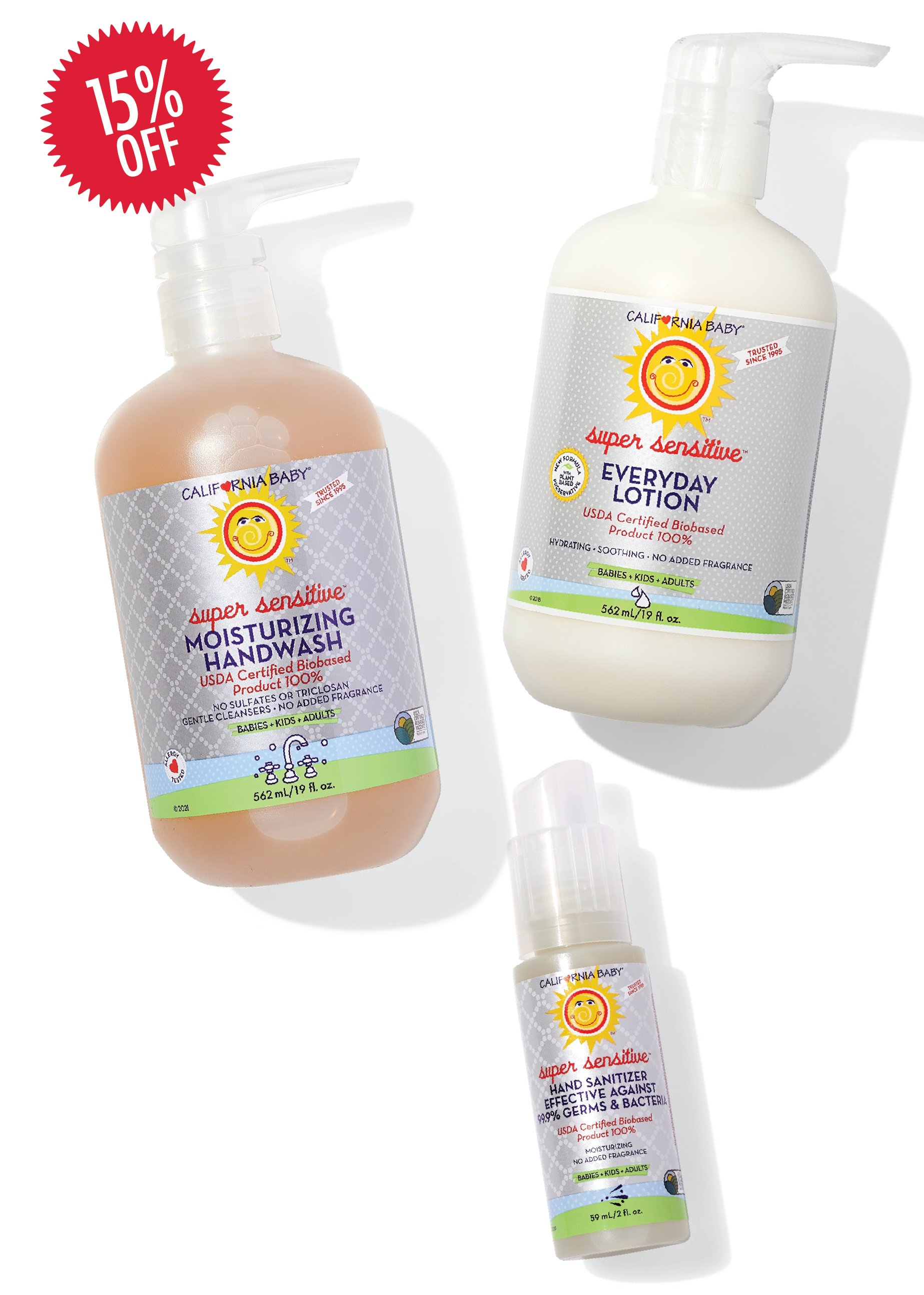 Fragrance-Free Soft & Clean Hands Kit - Gentle Hand Care for Sensitive Skin | Perfect for Home, Office & Travel