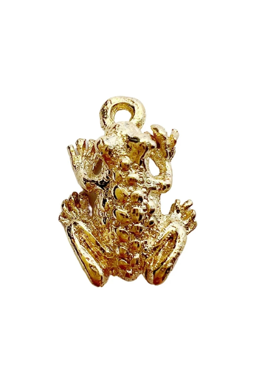 Lazuli Frog Charm - Blue Stone Pendant for Jewelry Making, DIY Crafts, and Gift Giving - Perfect for Necklaces, Bracelets, and Keychains