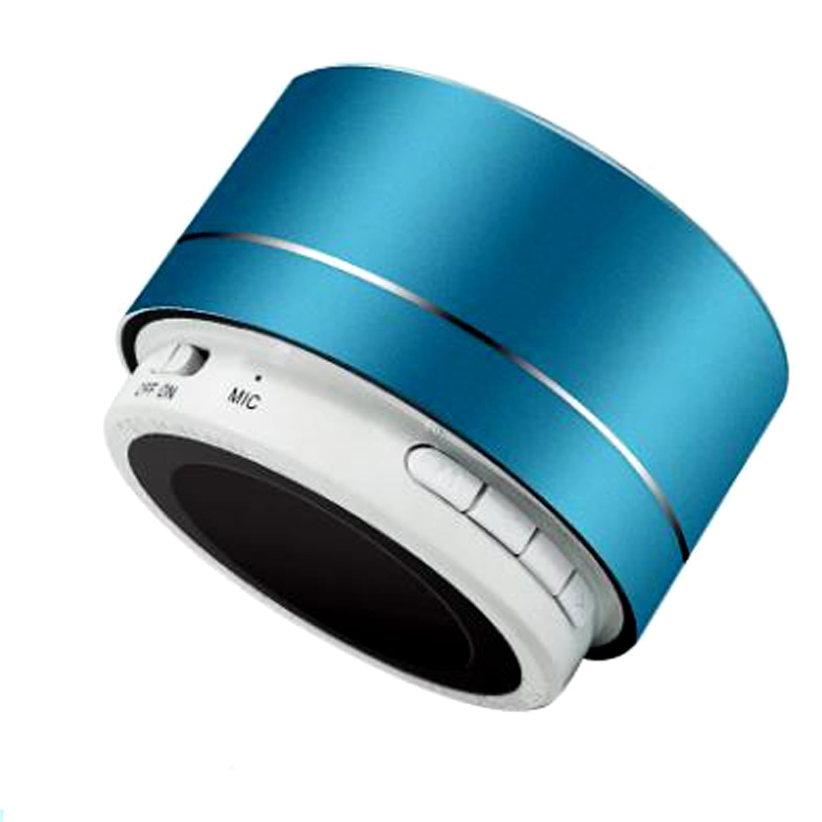 NTEK Mini Portable Bluetooth Speaker - Wireless Outdoor Speaker with Noise-Cancelling Microphone, Compact & Powerful Sound for Car, Bike, Hiking, Beach, Shower & Travel (Blue) - Perfect for Outdoor Adventures & Home Use
