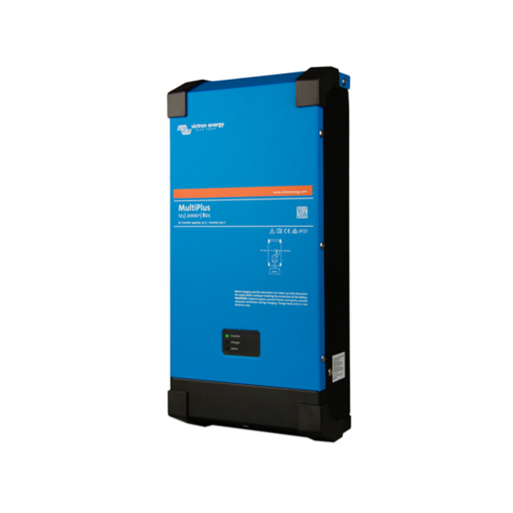 Victron Energy MultiPlus 12/2000/80 32 230V VE.Bus Pure Sine Wave Inverter Charger - 2000VA 80A 12V for RVs, Boats & Off-Grid Power Systems
