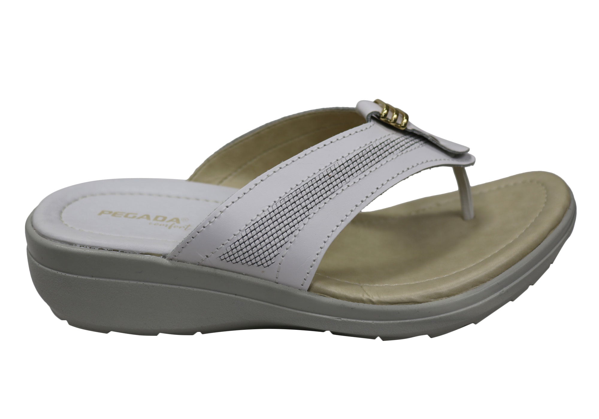 Pegada Ema Women's Comfortable Leather Thong Sandals - Handmade in Brazil - Perfect for Beach, Vacation & Summer Outfits