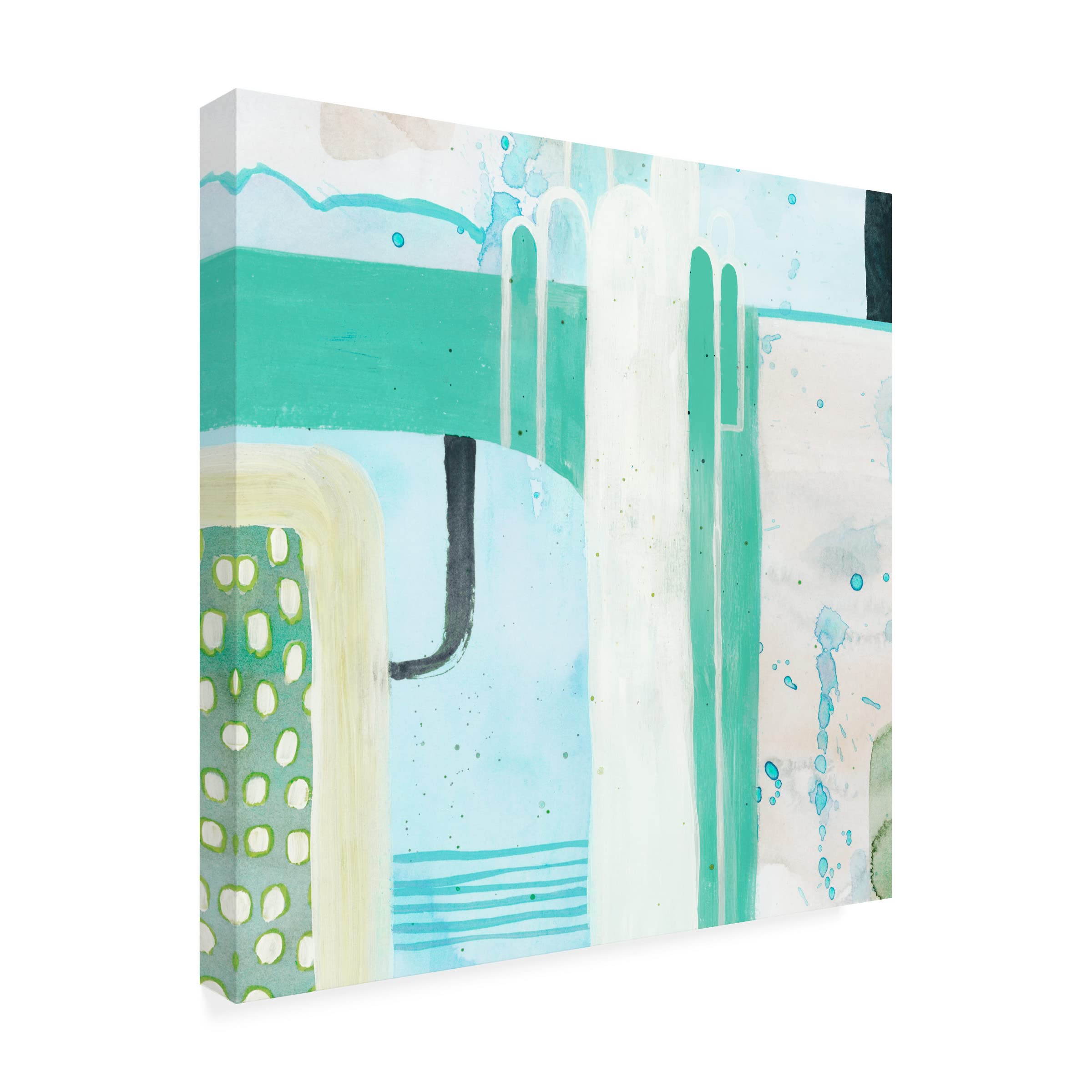 Grace Popp Minted Storm III Canvas Wall Art - Modern Abstract Painting for Living Room, Bedroom & Office Decor - Handmade Trademark Fine Art