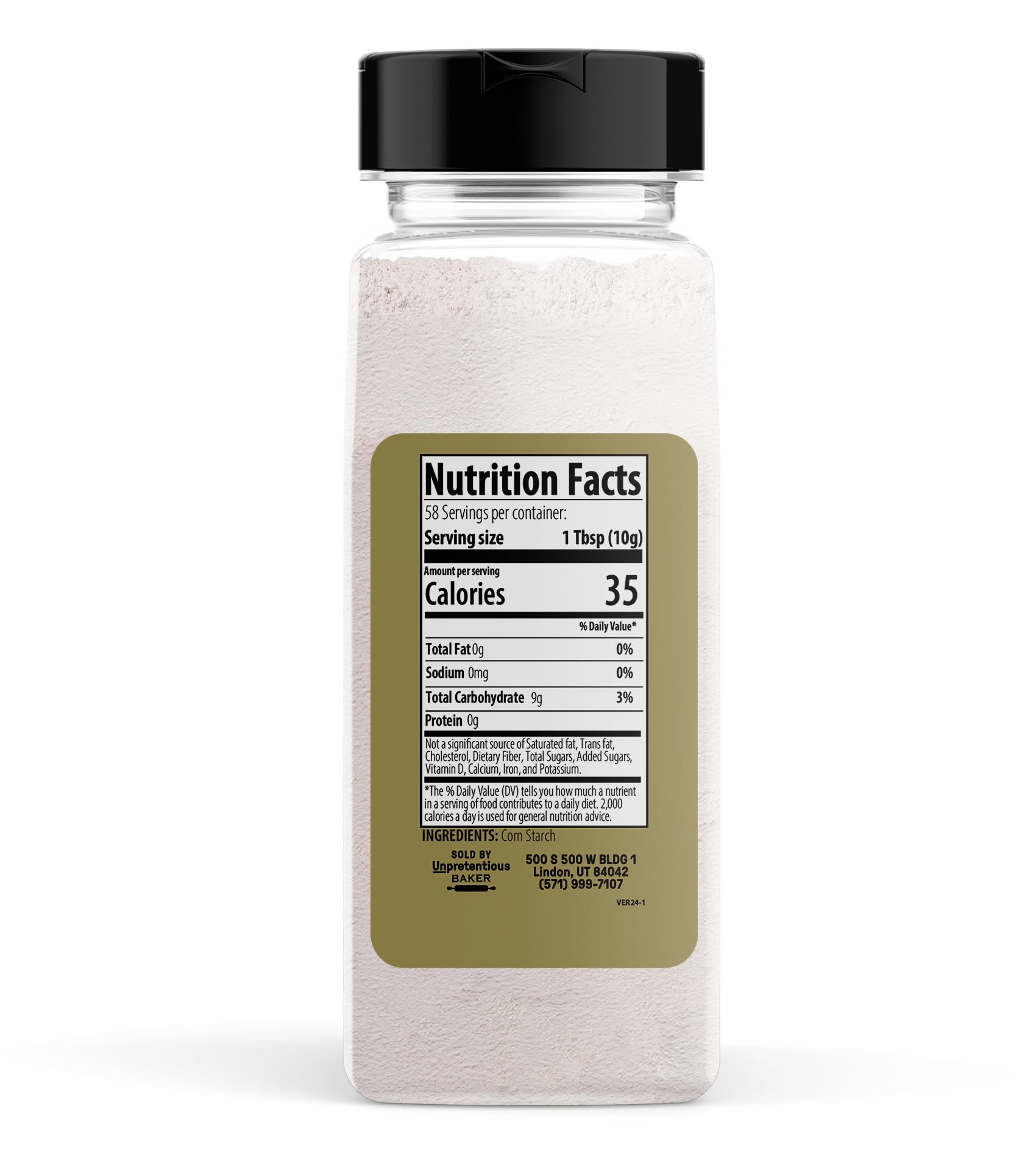 Premium Corn Starch Powder - 4 Cups Bulk (32 oz) for Baking, Cooking & Cleaning | Natural Thickening Agent for Sauces, Soups & DIY Crafts | Gluten-Free & Non-GMO