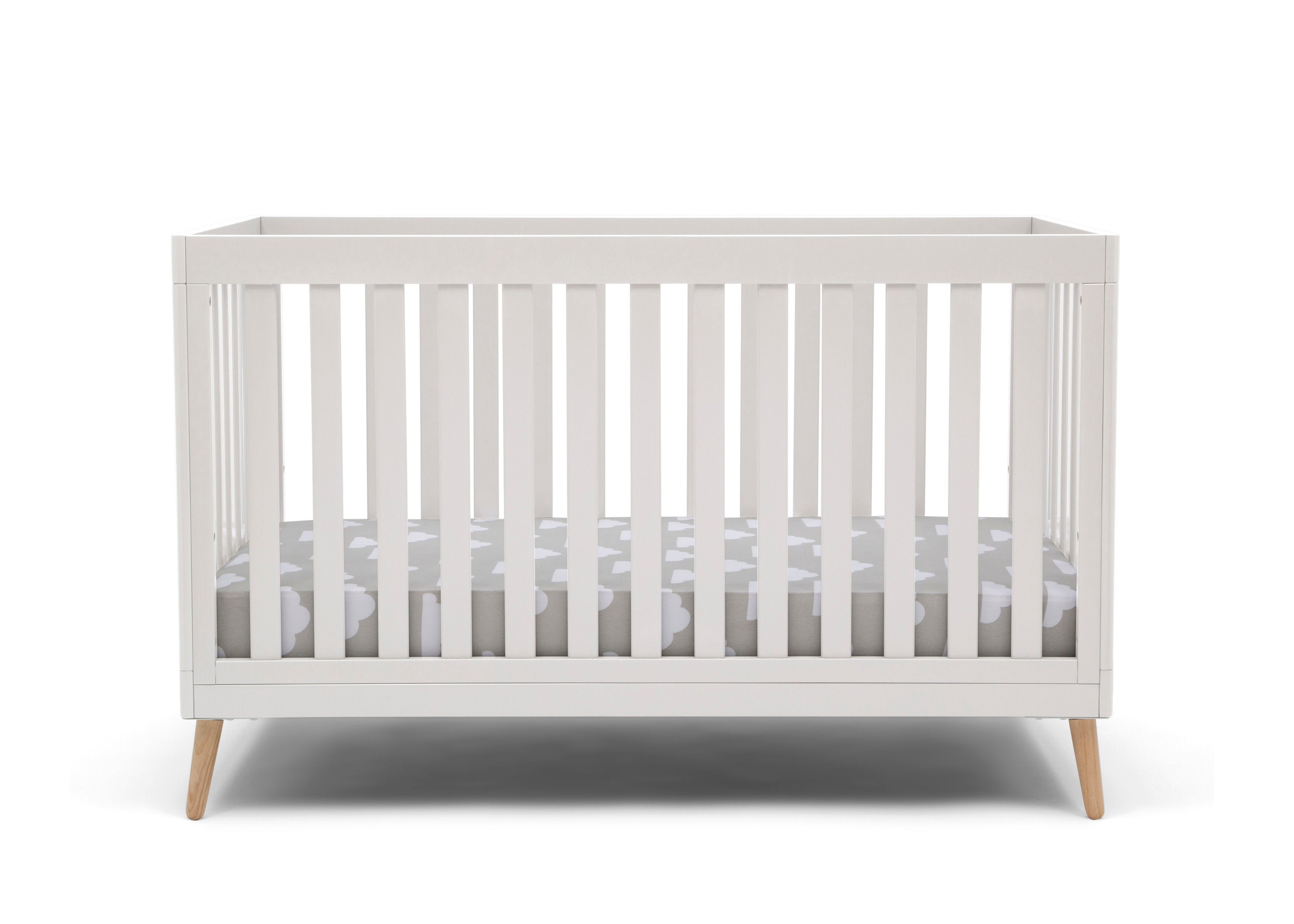 Essex 4-in-1 Convertible Baby Crib - Toddler Bed, Daybed & Full-Size Bed Conversion - Safe Nursery Furniture for Newborns & Kids - Perfect for Bedrooms, Daycare & Guest Rooms