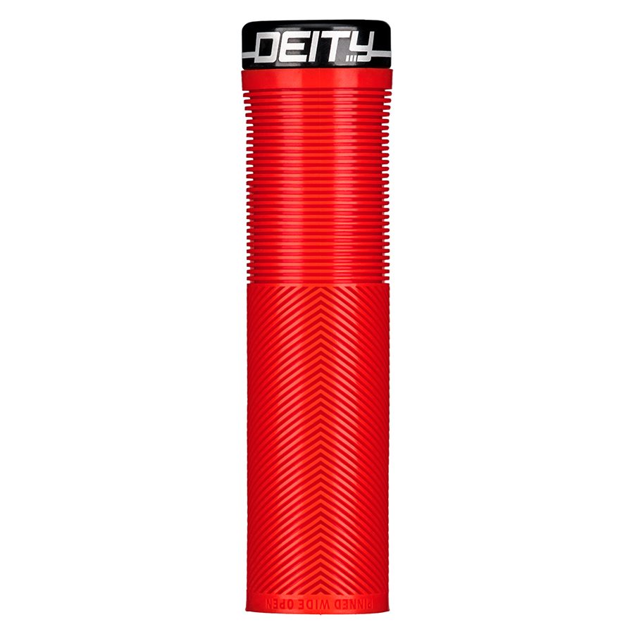 Deity Knuckleduster Lock Handlebar Grip - Durable Mountain Bike Handle Grips for BMX, MTB & Road Bikes - Perfect for Off-Road Cycling & Urban Commuting
