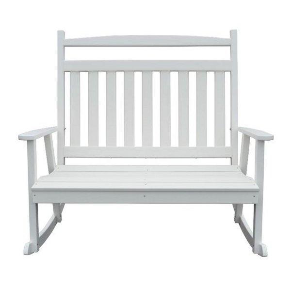 Poly Classic Double Rocker - Comfortable Outdoor Patio Rocking Chair for Garden, Porch, and Backyard Relaxation | Durable & Weather-Resistant Design for Long-Lasting Use