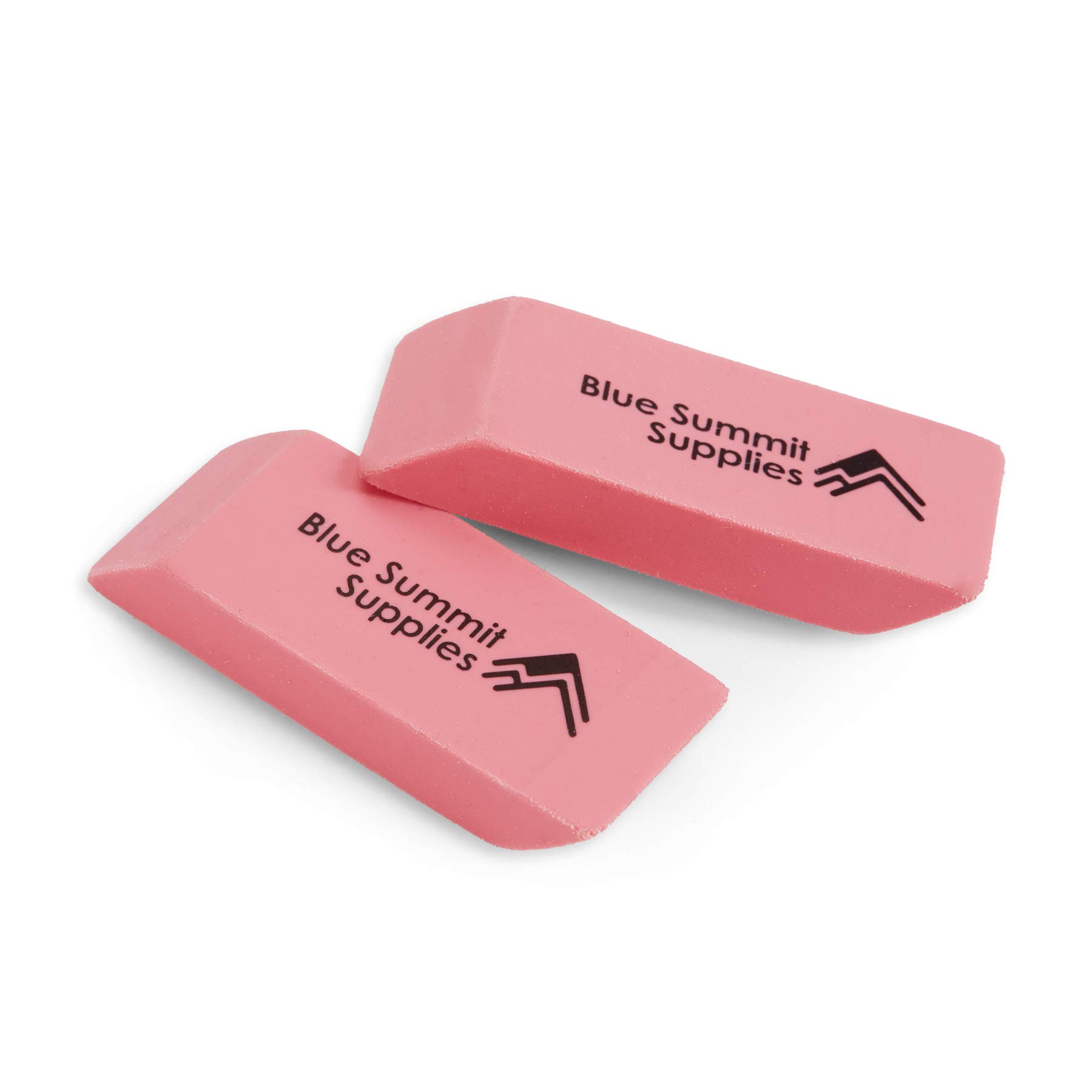 Blue Summit Supplies Bulk Pink Erasers - 100 Pack | Premium Classroom Erasers for Kids, School Pencil Erasers | Perfect for Students, Teachers & Office Use