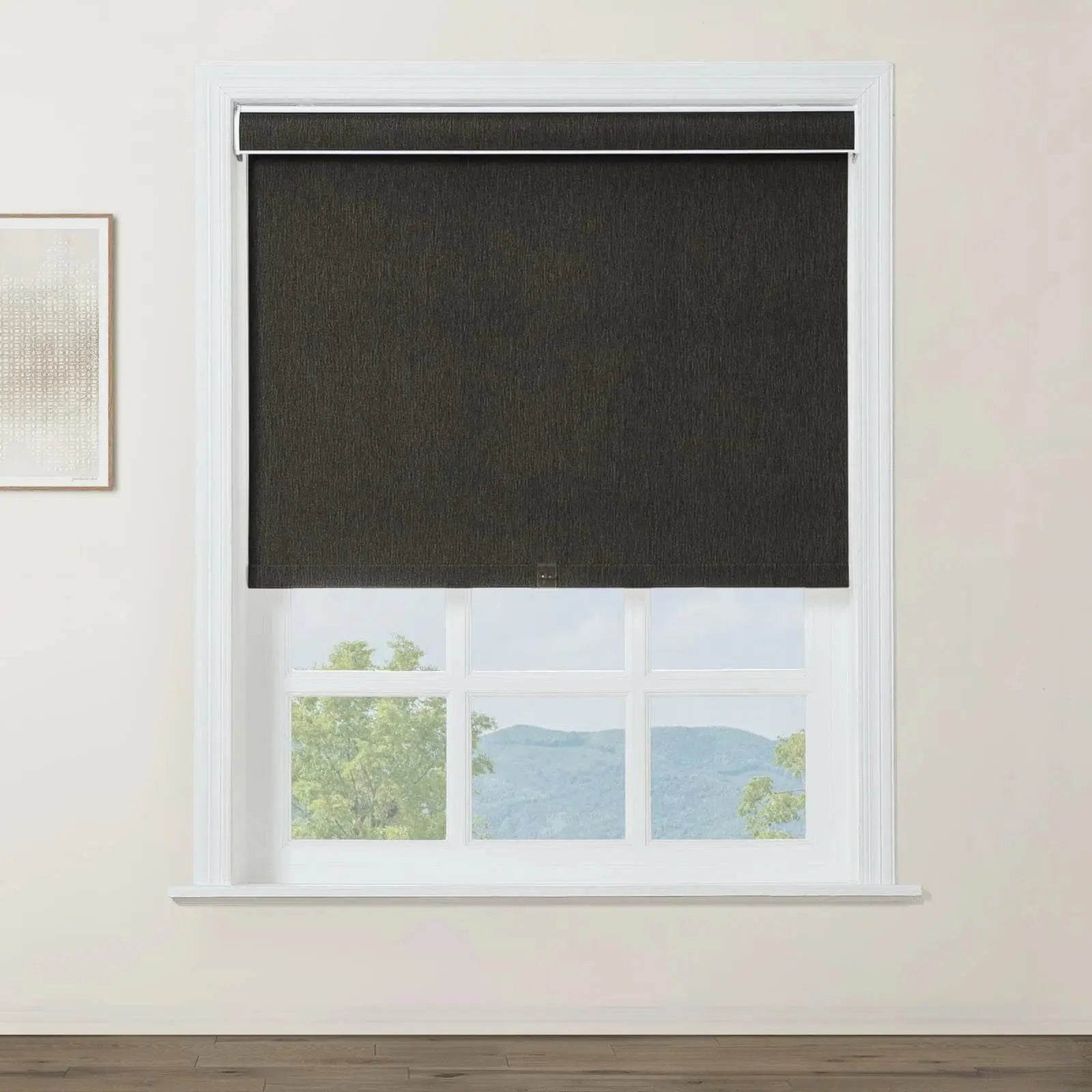 Alvin Boutique Blackout Cordless Roller Shades - Light Blocking Window Coverings for Bedroom, Nursery & Home Office