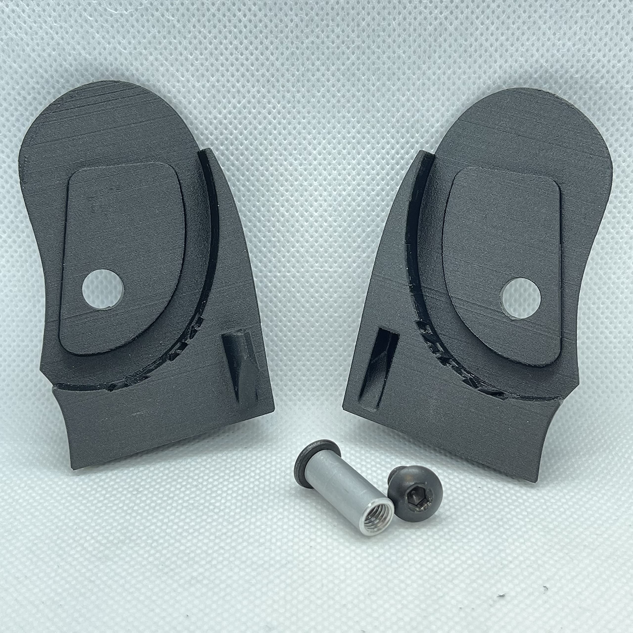 Bond Arms Derringer Fleur De Lis Style 2 Extended Grips - Premium Carbon Fiber Pistol Grips Made in USA - Compatible with Cowboy, Roughneck & Texan Models - Perfect for Concealed Carry, Home Defense & Western Shooting Sports