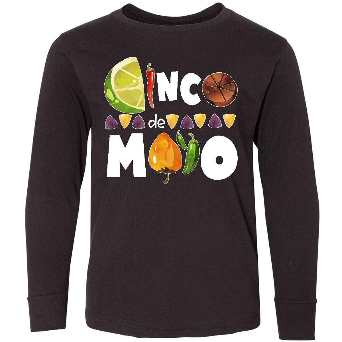 Inktastic Cinco De Mayo Mexican Cooking Youth Long Sleeve T-Shirt - Festive Holiday Apparel for Kids Celebrations