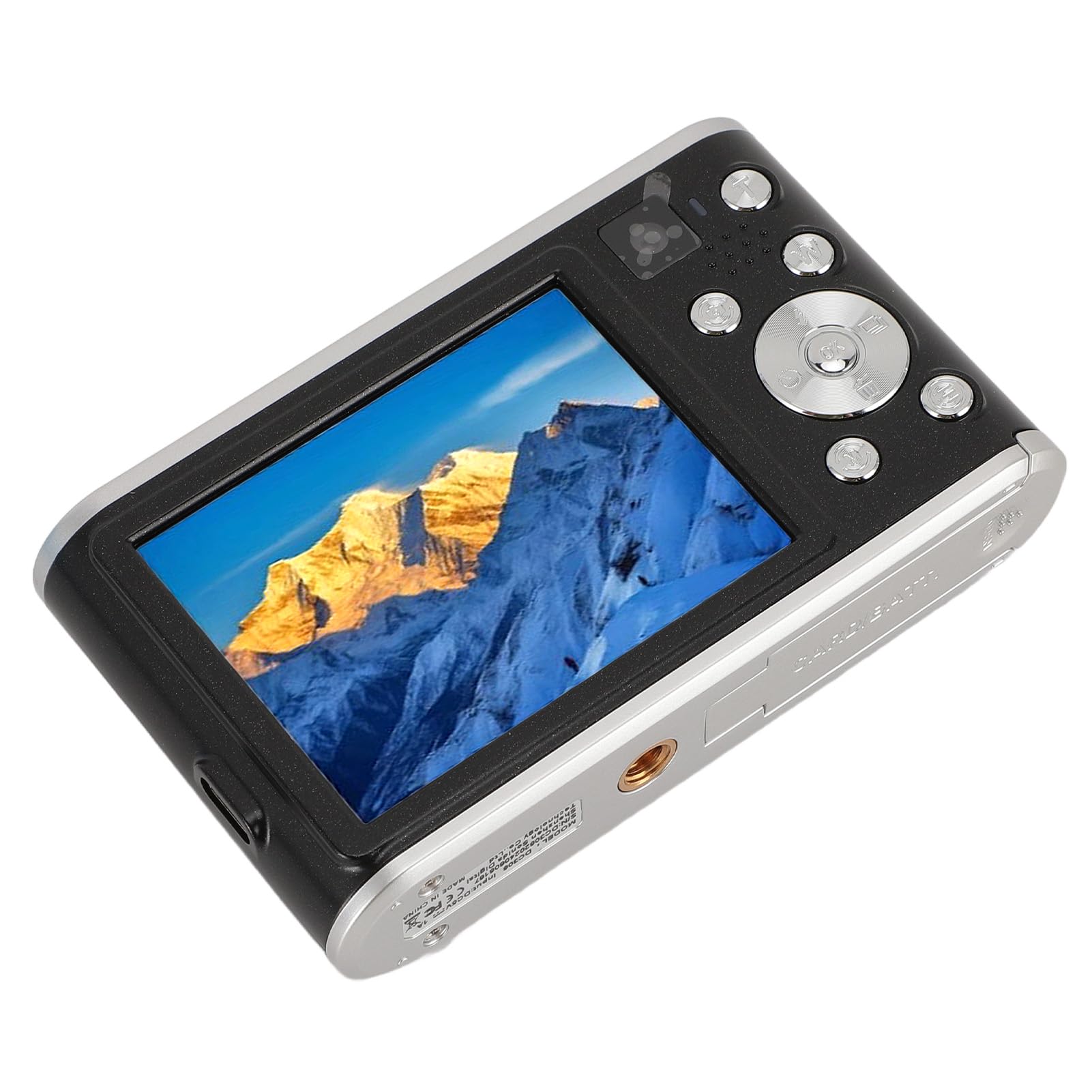 4K Digital Camera 48MP Autofocus Compact Camera with 2.8 Inch LCD Screen, Rechargeable Vlogging Camera for Beginners, Students & Travel Photography (Black) - Perfect for YouTube, TikTok & Everyday Shooting