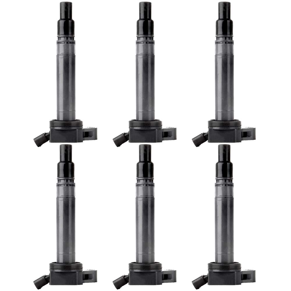 AUTOMUTO 6-Pack Ignition Coil Replacement for 2009-2016 Toyota 4Runner 4.0L V6 - Compatible with OEM Part UF507 - Improve Engine Performance & Fuel Efficiency for Off-Roading & Daily Driving