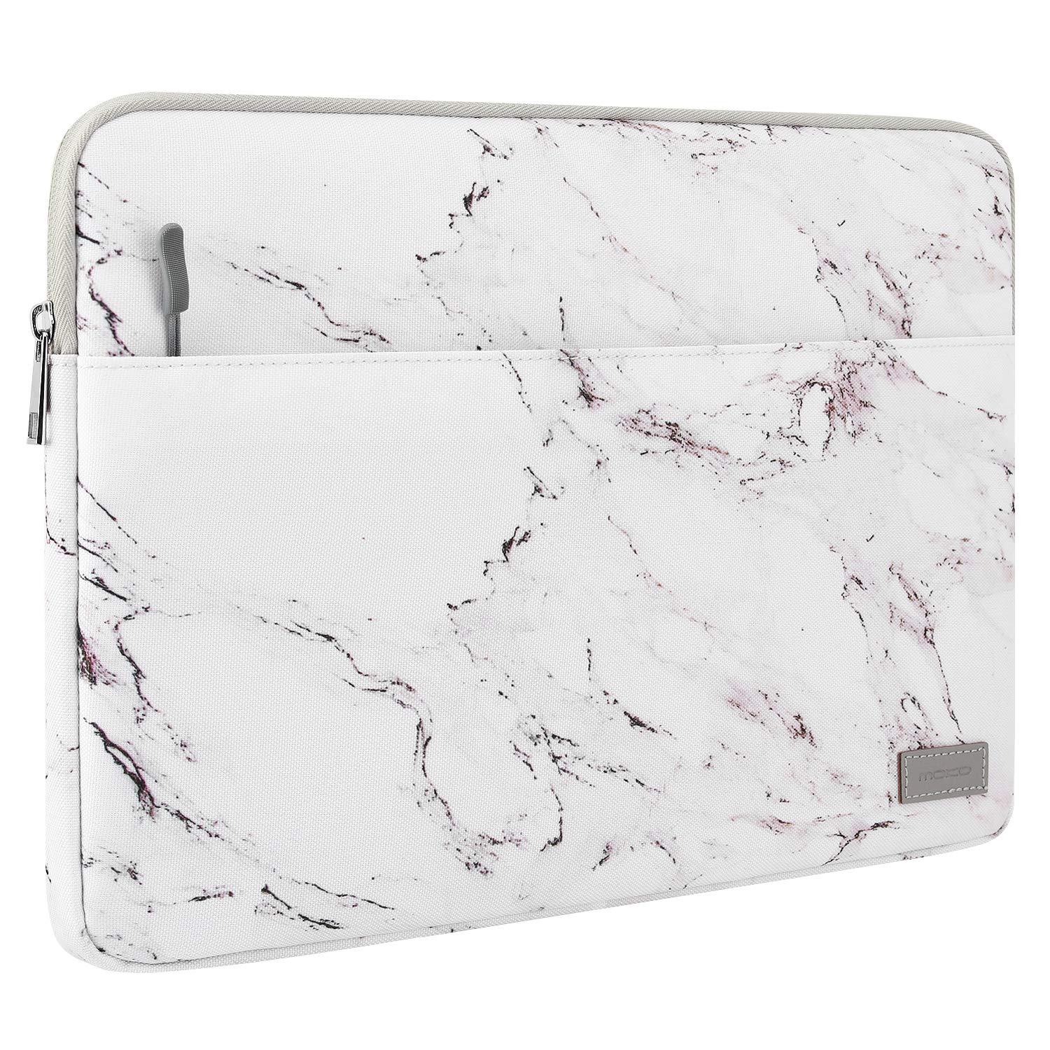 MoKo 9-11 Inch Tablet Sleeve Case for iPad Pro 11 M4/Air M2, iPad Air 5/4/3, iPad 10/9/8/7 - Protective Marble Design - Perfect for Travel, Office & School Use