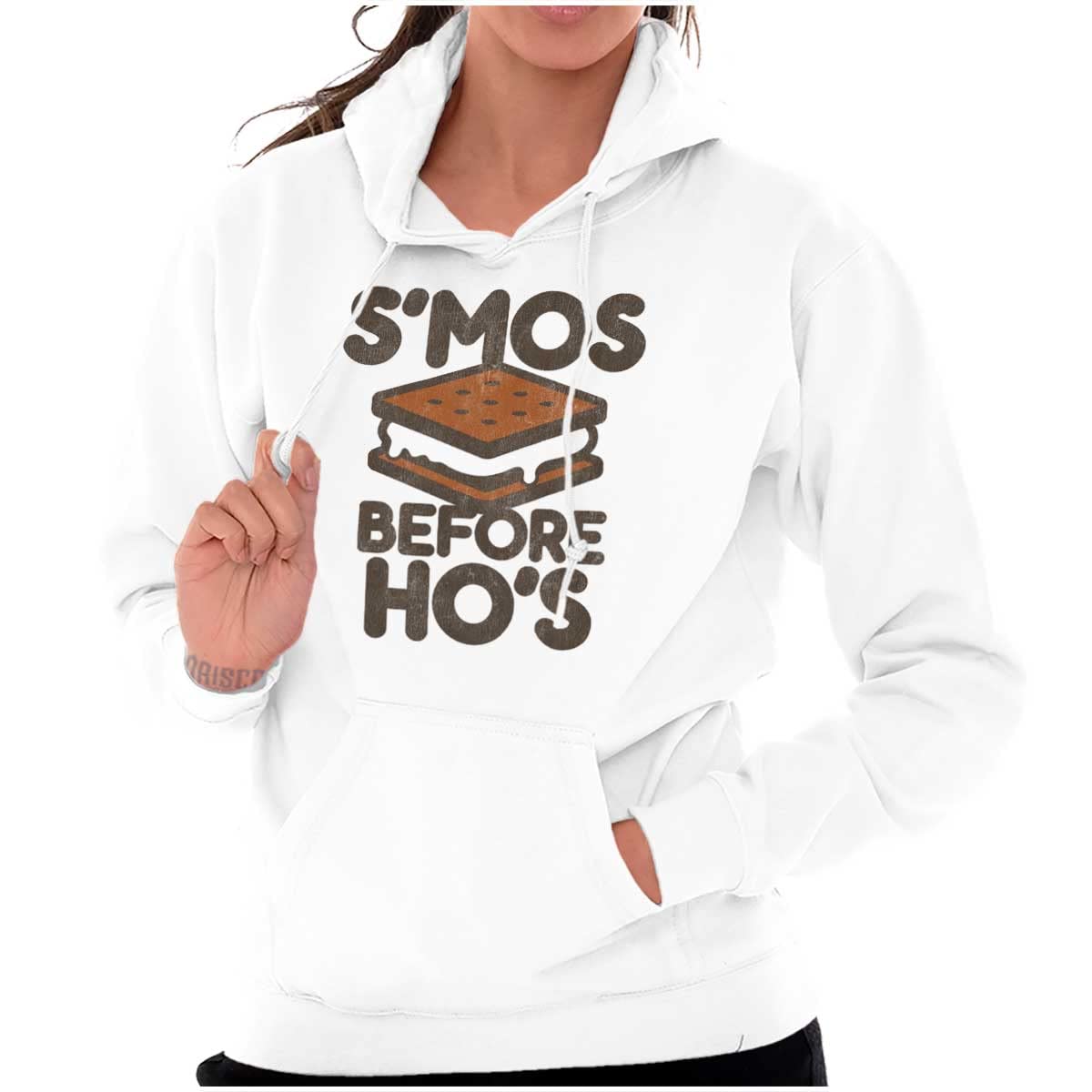 Funny Camping Hoodie for Women - Smore Bros Graphic Sweatshirt - Cozy Outdoor Adventure & Casual Wear