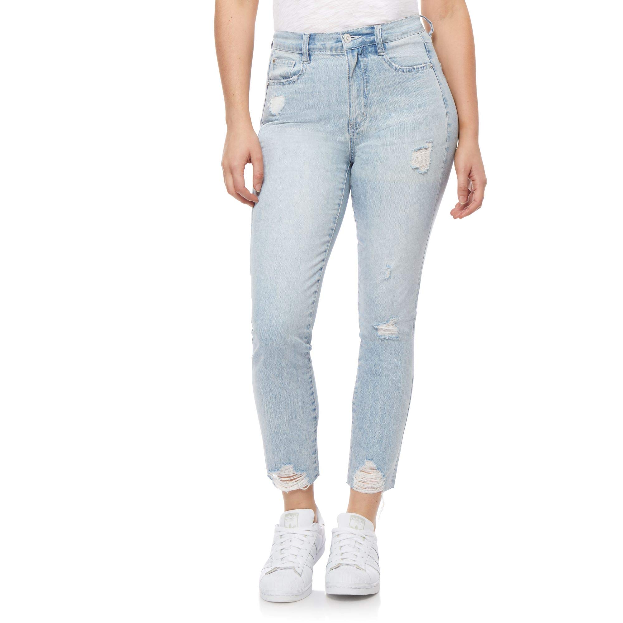 Women's High Rise Mom Ankle Jeans - Comfortable Stretch Denim Pants for Casual Wear | Perfect for Everyday Outfits & Lounge