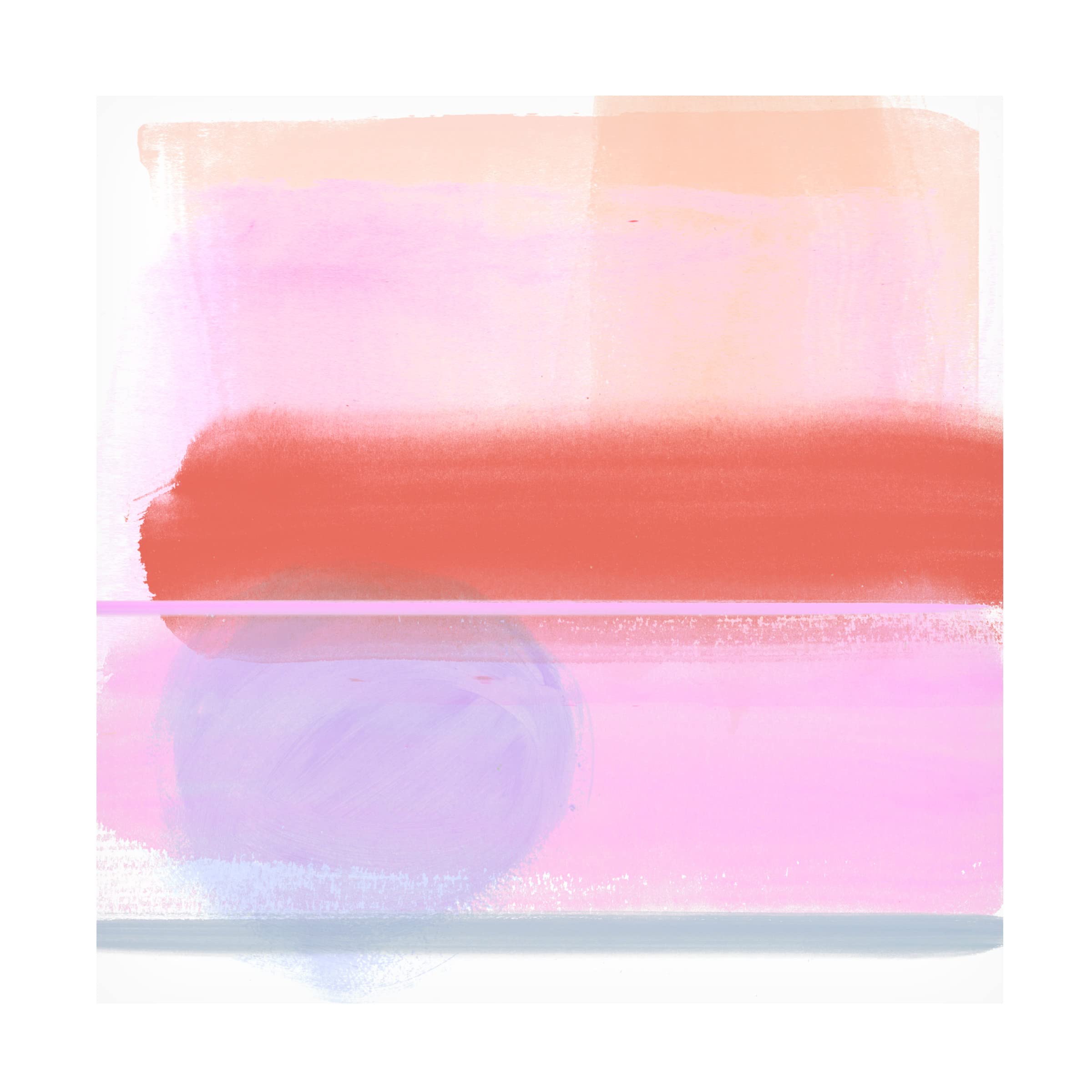 Jennifer Paxton Parker 'Translucent Madras IV' Canvas Wall Art Print - Modern Abstract Painting for Living Room, Bedroom & Office Decor