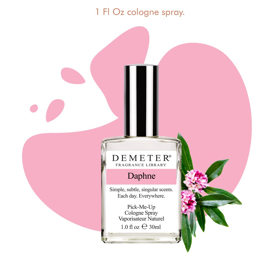DEMETER Daphne Perfume for Women - 1 oz Cologne Spray | Floral Fragrance, Long-Lasting Scent | Perfect for Daily Wear, Office & Romantic Dates
