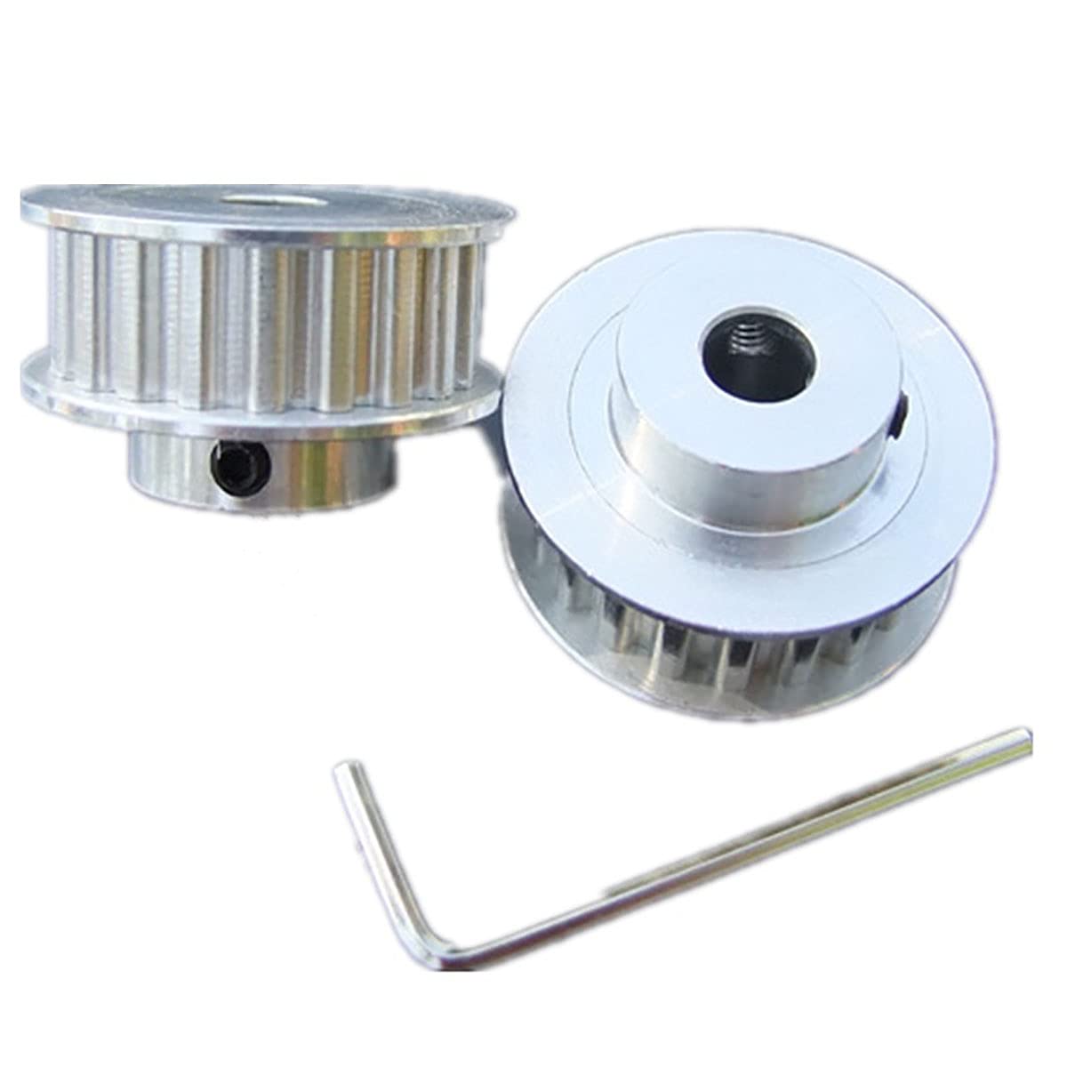 1PCS Aluminum Alloy Timing Belt Pulley 20 Teeth 4mm Bore XL Synchronous Wheel - Replacement Part for 3D Printers, CNC Machines & DIY Robotics Projects