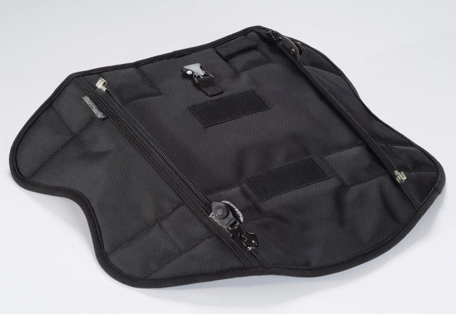 Tour Master Elite Strap Mount Tri-Bag Motorcycle Tank Bag - Black/One Size - Waterproof Storage for Phone, Wallet & Essentials - Perfect for Adventure Riding & Long-Distance Motorcycle Trips