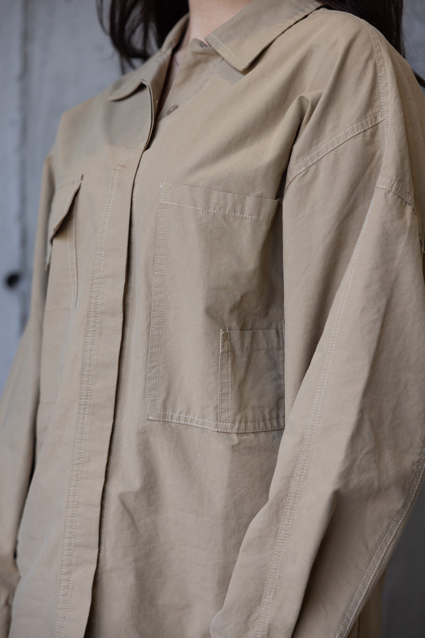 Men's Cargo Pocket Loop Shirt - Durable Work Shirt with Utility Pockets for Outdoor, Hiking & Construction - Comfortable Casual Button Up Shirt for Workwear & Adventure