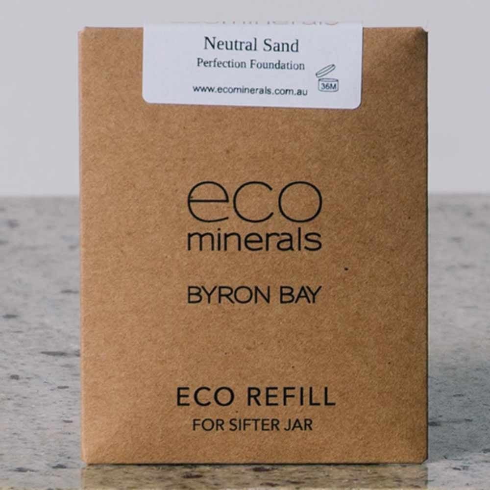 Eco Minerals Foundation 5g Refill Sachet - Perfection Neutral Sand | Vegan, Cruelty-Free Mineral Makeup for Flawless Coverage | Perfect for Everyday Wear & Travel
