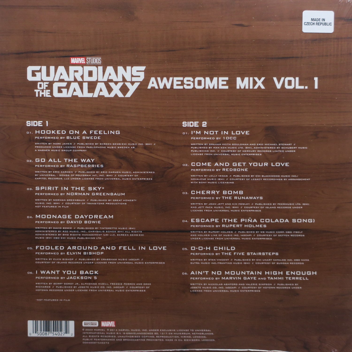 GUARDIANS OF THE GALAXY: AWESOME MIX Vol. 1 Soundtrack Vinyl LP - Limited Edition DUST STORM Colored Vinyl | Perfect for Movie Nights & 70s Music Collectors
