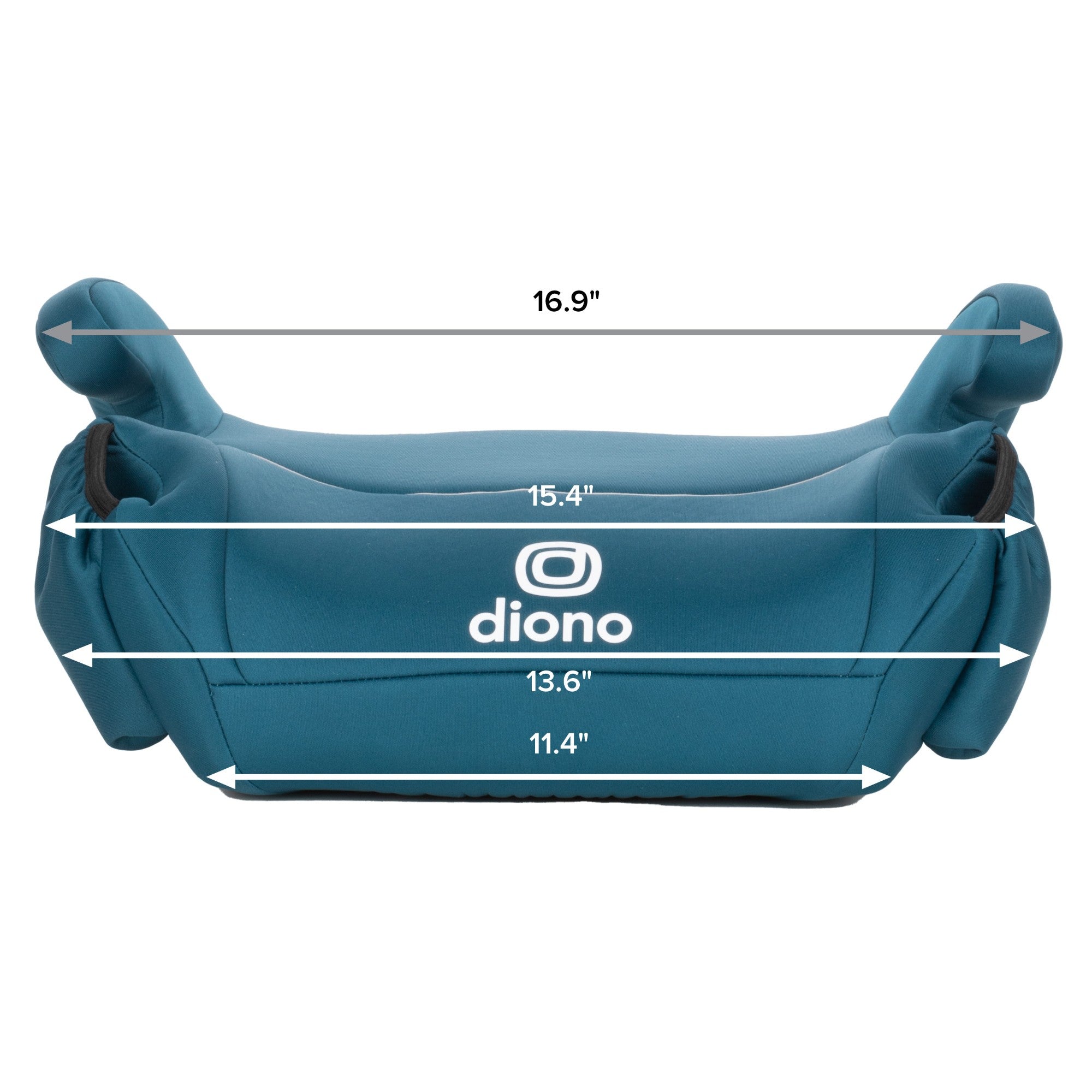 Diono Solana Backless Booster Car Seat - 2 Pack | Lightweight & Portable for Travel, School Carpool & Everyday Use