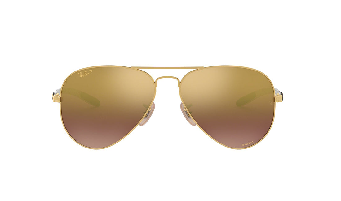 RayBan 8317CH Polarized Sunglasses - UV Protection, Classic Aviator Style for Men & Women - Perfect for Driving, Outdoor Sports & Travel