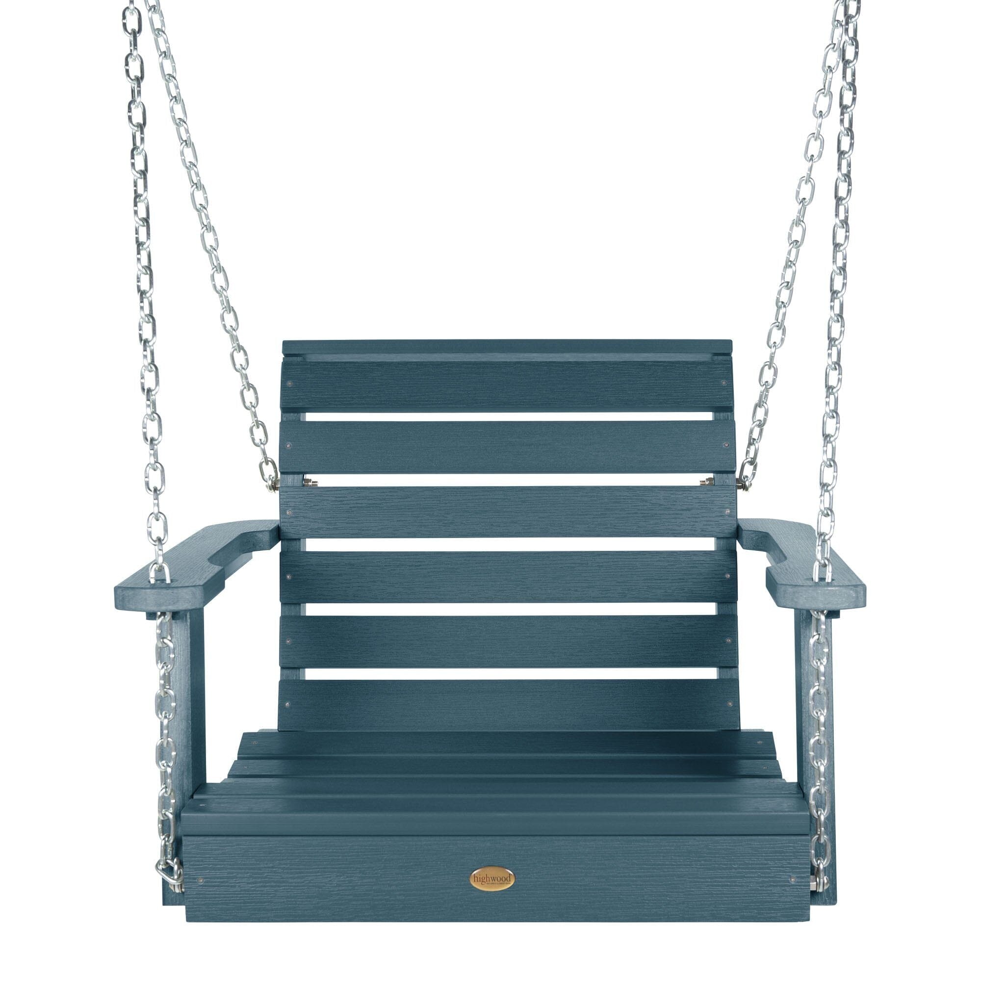 Refurbished Weatherly Single Seat Swing - Outdoor Porch, Garden & Patio Swing Chair for Relaxing & Lounging