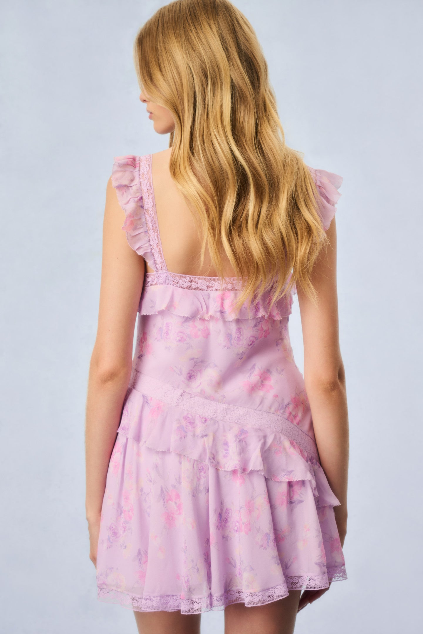 Serima Floral Print Mini Dress - Women's Summer Sleeveless Party Dress for Beach, Vacation & Date Night