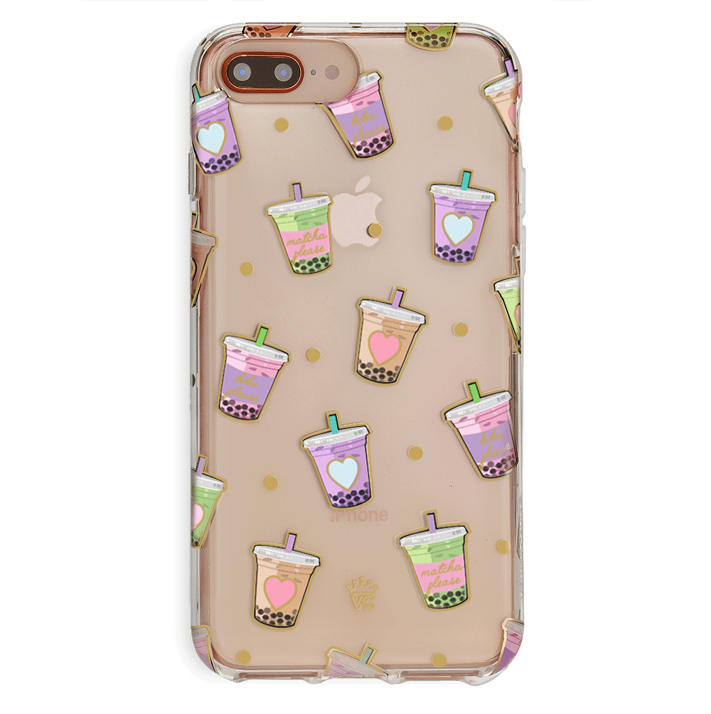 Premium Matcha Green Clear iPhone Case - Slim Protective Cover for iPhone 12/13/14/15 Pro Max - Eco-Friendly Scratch Resistant Phone Case for Daily Use & Travel