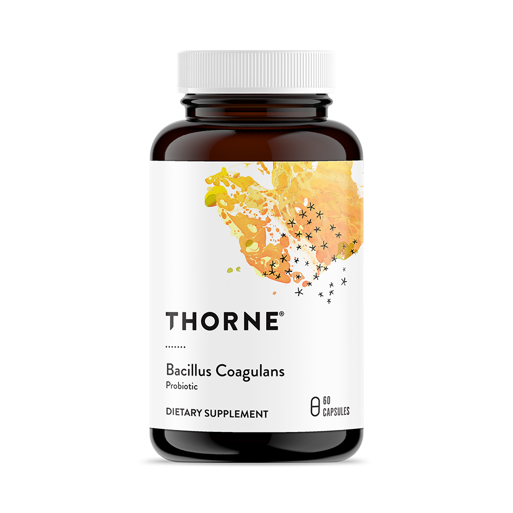 Thorne Bacillus Coagulans (SF758) Probiotic Supplement - Supports Digestive Health & Immune System - Ideal for Gut Balance & Daily Wellness Routine