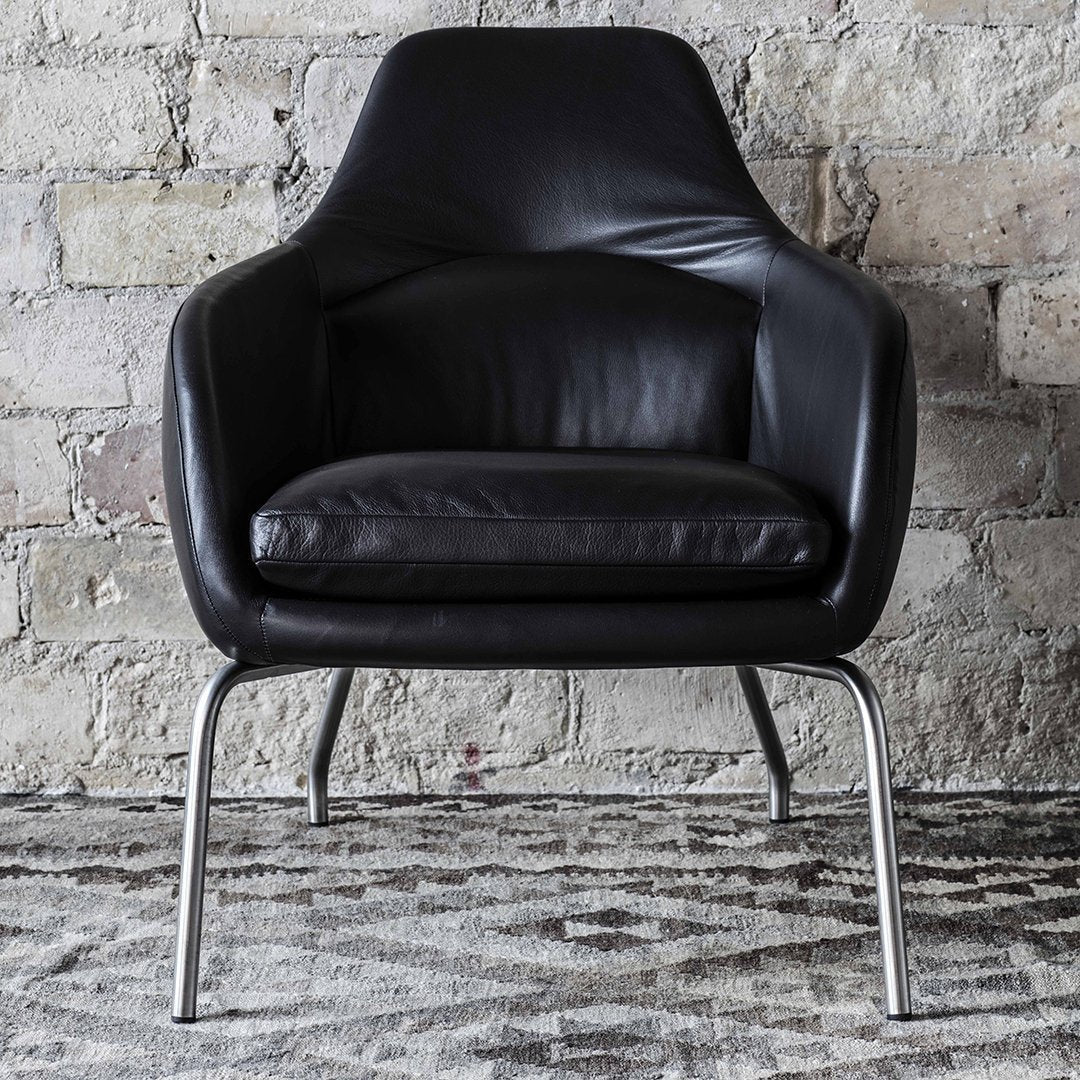 Asento Modern Lounge Chair - Comfortable Mid-Century Design for Living Room, Bedroom & Office - Perfect for Relaxing, Reading & Lounging