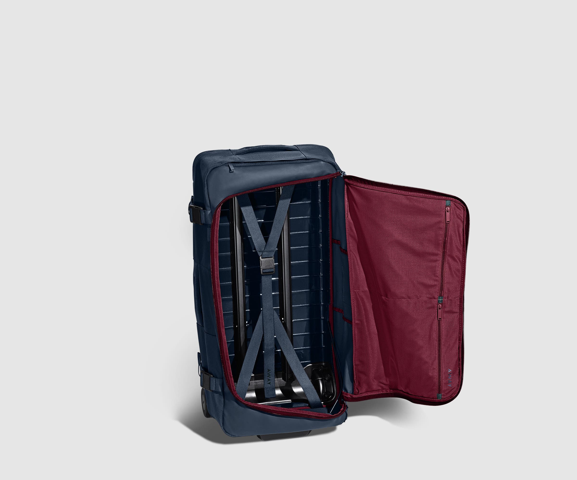 Active Rolling Duffle Bag 85L Navy Blue - Large Travel Duffel with Wheels for Gym, Sports, Camping & Weekend Getaways