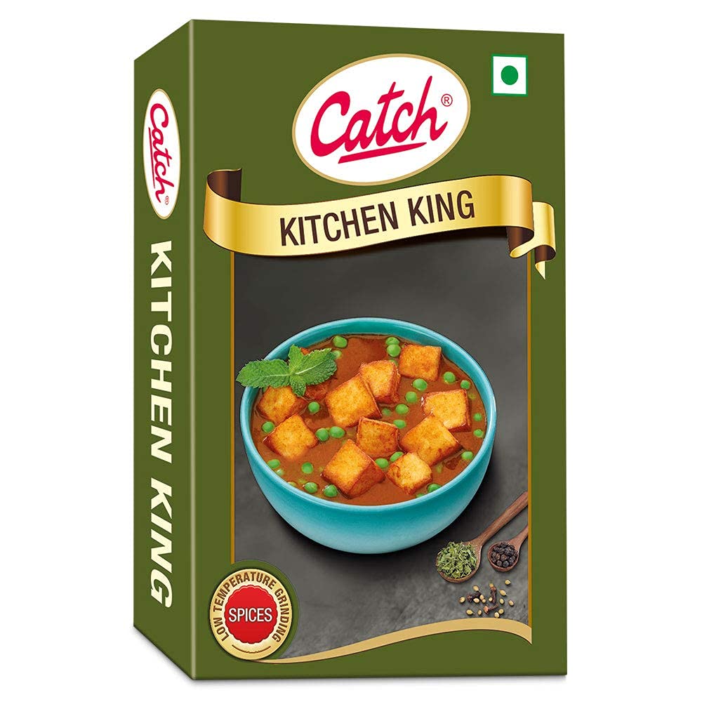 CATCH Spices Kitchen King Masala 100G - Premium Indian Spice Blend for Authentic Curry, Biryani & Tandoori Cooking - Perfect for Home Chefs & Restaurant Use