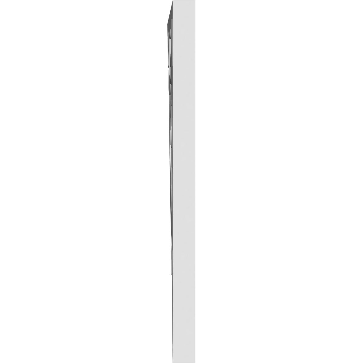 Ekena Millwork BKTP01X06X10WW Wagon Wheel Architectural Grade PVC Brackets - 5/8