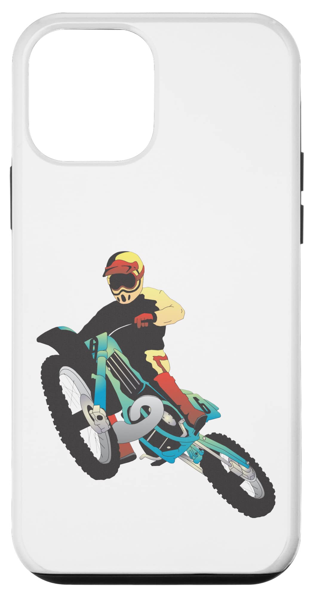 iPhone 12 Mini Waterproof Shockproof Case for Motocross & Dirt Bike Riding - Rugged Protective Phone Cover for Enduro, MX & Off-Road Motorcycle Adventures
