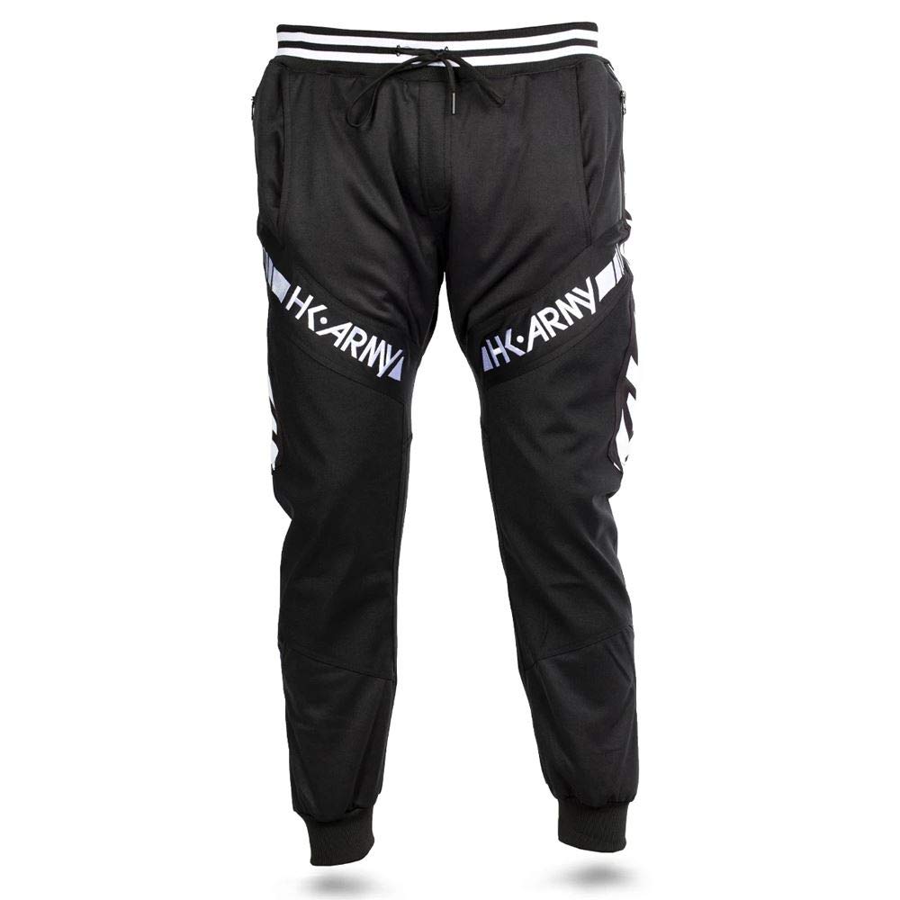 HK Army TRK Jogger Paintball Pants - HK Stripe Black - Small | Lightweight & Durable for Paintball, Airsoft & Tactical Sports | Perfect for Outdoor Games & Training