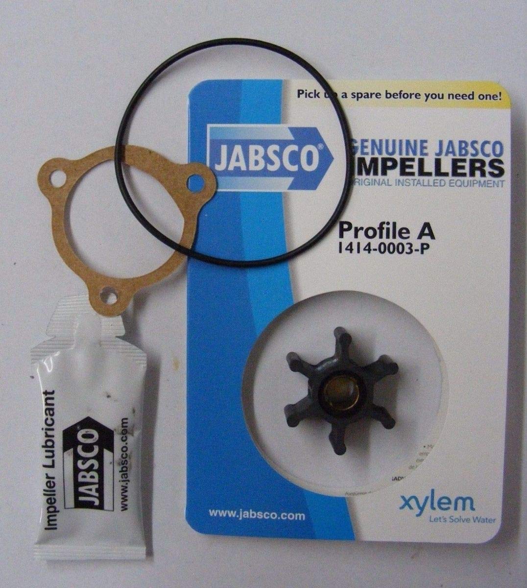 Jabsco 1414-0003-P 6-Blade Nitrile Flexible Impeller 
