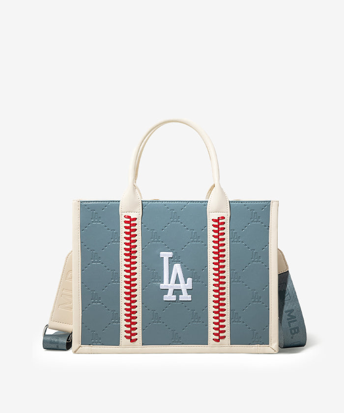 MLB Los Angeles Dodgers Tote Bag - Official Licensed Baseball Team Shopper for Women & Men - Perfect for Games, Beach, Grocery Shopping & Daily Use