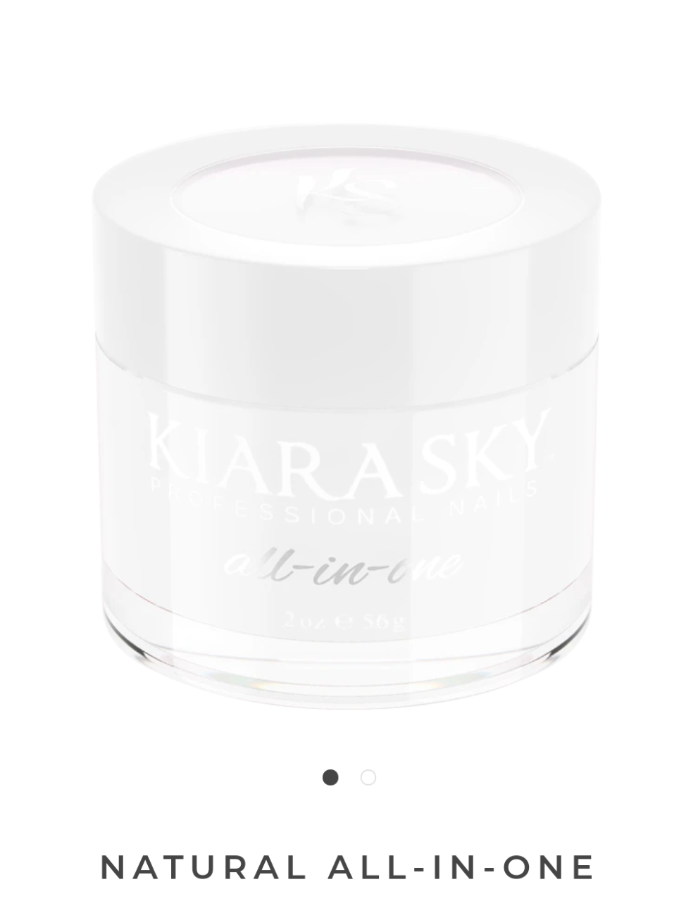 KIARASKY NATURAL ALL IN ONE Gel Polish 2oz - Professional Salon Quality Nail Polish for Manicure & Pedicure at Home or Salon Use